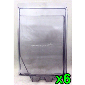 WWE "Figure Defender" Protective Case (6 Cases) Ringside Exclusive Accessory for 2016 Mattel Elite Figures