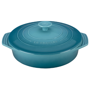 2.1 Qt. Covered Stoneware Round Casserole Caribbean