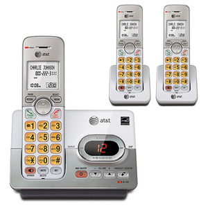 Cordless Answering System w/Caller ID & 3 Handsets