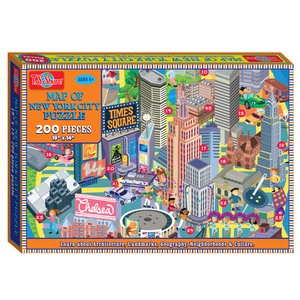 TS Shure Map of New York City 200 Piece Jigsaw Puzzle