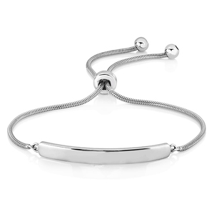 Bolo Bar Bracelet Silver