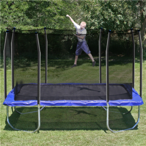 Skywalker 14' Square Trampoline with Blue Spring Pad