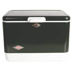 54 Qt Steel Belted Cooler Green