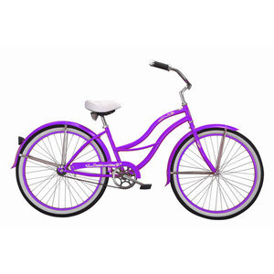 Micargi Purple Tahiti Beach Cruiser Female Bike