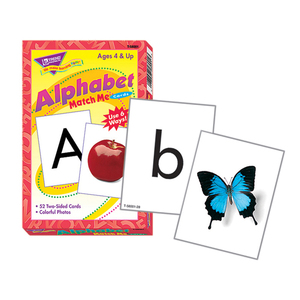 TREND Enterprises, Inc. Alphabet Match Me&#174; Cards, 52/Pkg, Bundle Of 6