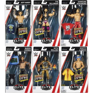 WWE  Elite 57 - Complete Set of 6 Toy Wrestling Action Figures