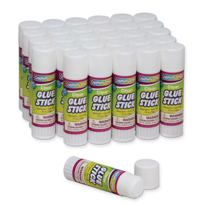 Pacon Glue Sticks, 30 Clear, .70 Oz, Bundle Of 2