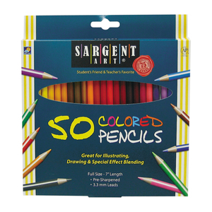 Sargent Art Colored Pencils 50 Count