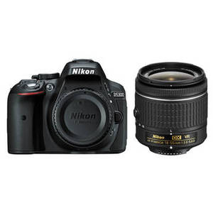 D5300 DSLR Camera with AF-P 18-55mm Lens (Black, Open Box)