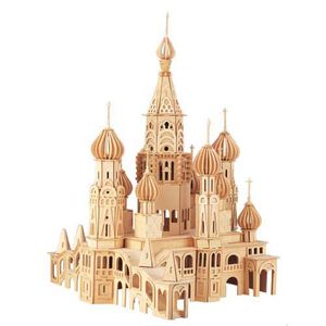 Puzzled St. Petersburg Church Wooden Puzzle