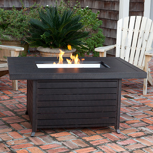 Extruded Aluminum Rectangular LPG Fire Pit
