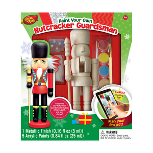 MASTERPIECES Works of Ahhh... Wood Painting Kit - Nutcracker Guardsman