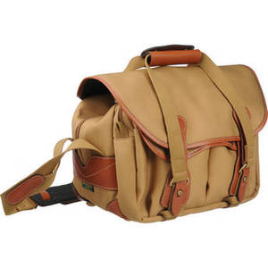 225 Shoulder Bag (Khaki with Tan Leather Trim)
