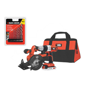 20V MAX Lithium-ion Drill/Driver & Saw Kit w/ Drill Set