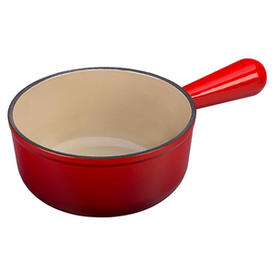 Signature Enameled Cast Iron 1-1/8 Qt Open Sauce Pot Cherry