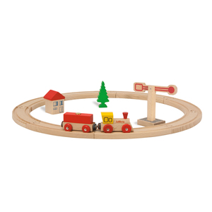 Eichhorn 15 Piece Circular Wooden Train Set