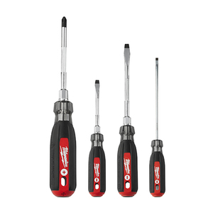 4pc Cushion Grip Screwdriver Set