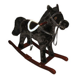 Black Stallion Rocking Horse