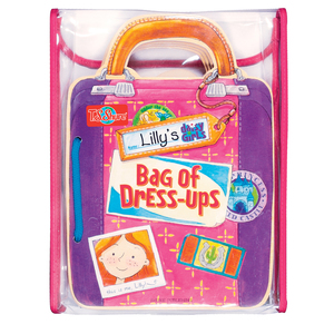 TS Shure Lilys Bag of DressUps Wooden Magnetic Doll and Book Set