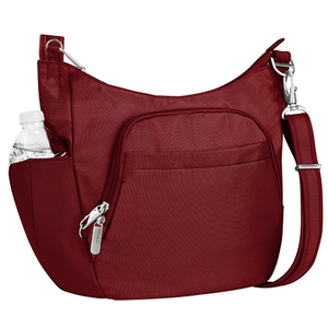 Anti-Theft Classic Crossbody Bucket Bag Cranberry