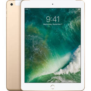 9.7" iPad (2017, 128GB, Wi-Fi + 4G LTE, Gold)