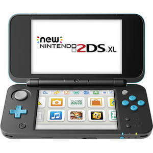 2DS XL Handheld Gaming System (Black & Turquoise)