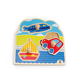 Hape On-The-Go Knob Puzzle