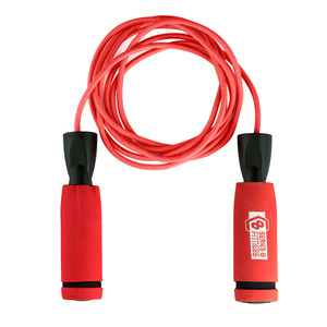 Pure Fitness 9 FT Weighted Jump Rope (Red)