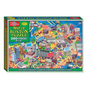 TS Shure Map of Boston 200 Piece Jigsaw Puzzle