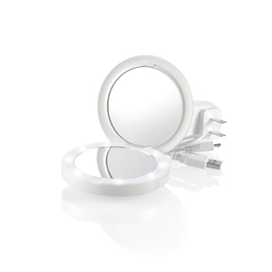 Compact Charging LED Mirror