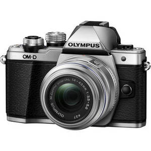 OM-D E-M10 Mark II Mirrorless Micro Four Thirds Digital Camera with 14-42mm II R Lens (Silver)