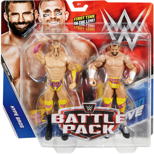 WWE Mojo Rawley & Zack Ryder (Hype Bros) -  Battle Packs 48 Toy Wrestling Action Figures