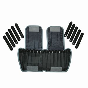 The Adjustable Cuff&#174; ankle weight - 20 lb - 20 x 1 lb inserts - Black - each