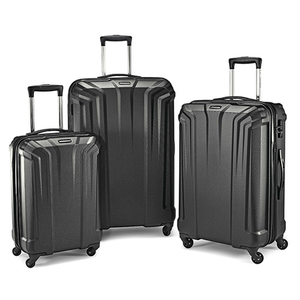 OPTO PC Hardside 3pc Nested Luggage Set Black