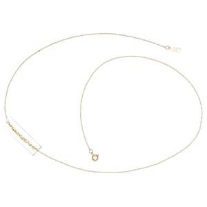 14k Yellow Gold Girls Rope Chain Pendant Necklace - 13 Inch