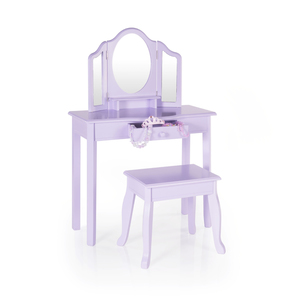 Guidecraft Vanity and Stool Lavender