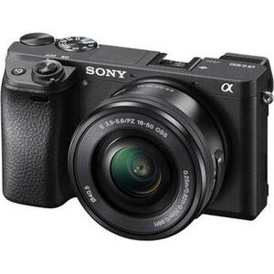 Alpha a6300 Mirrorless Digital Camera with 16-50mm Lens (Black)