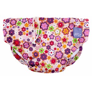 Bambino Mio Reusable Swim Diaper, Ditzy Floral, Large (1-2 Years)