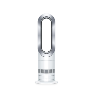 AM09 Hot & Cool Fan Heater White/Silver