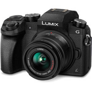 Lumix DMC-G7 Mirrorless Micro Four Thirds Digital Camera with 14-42mm Lens (Black)