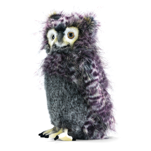 hansa Grey Bubo Owl 14 Inch Plush
