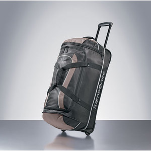 Andante Drop Bottom 32" Wheeled Duffel Black/Gray