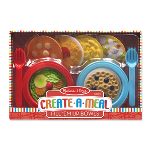 Melissa & Doug Create-A-Meal Fill 'Em Up Bowls