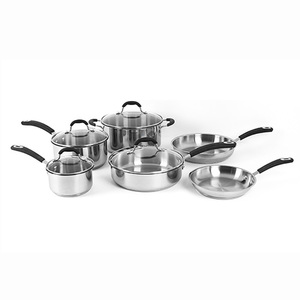 10pc Stainless Steel Cookware Set